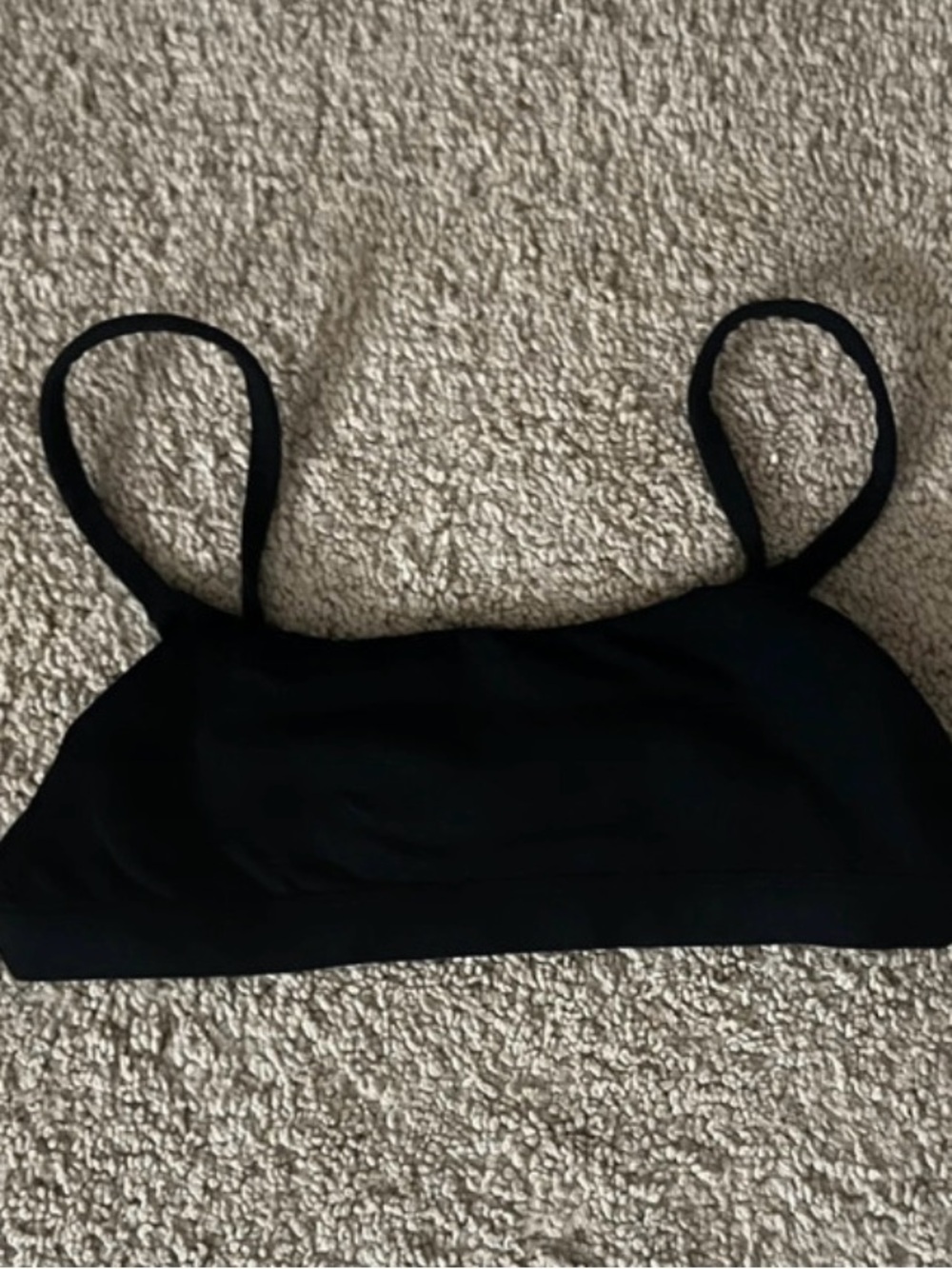 Target Black Scoop Neck Bralette Top